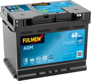Batterie Fulmen Start & Stop AGM FK600 12V 60Ah 680A